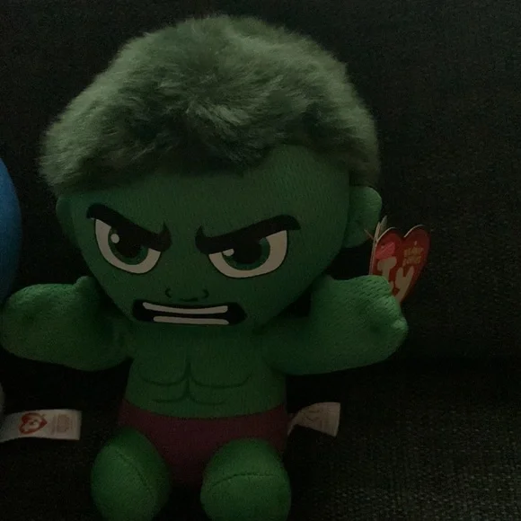 NWT TY Marvel Plush Dolls: Hulk, Iron Man and Captain America - Picture 4 of 6